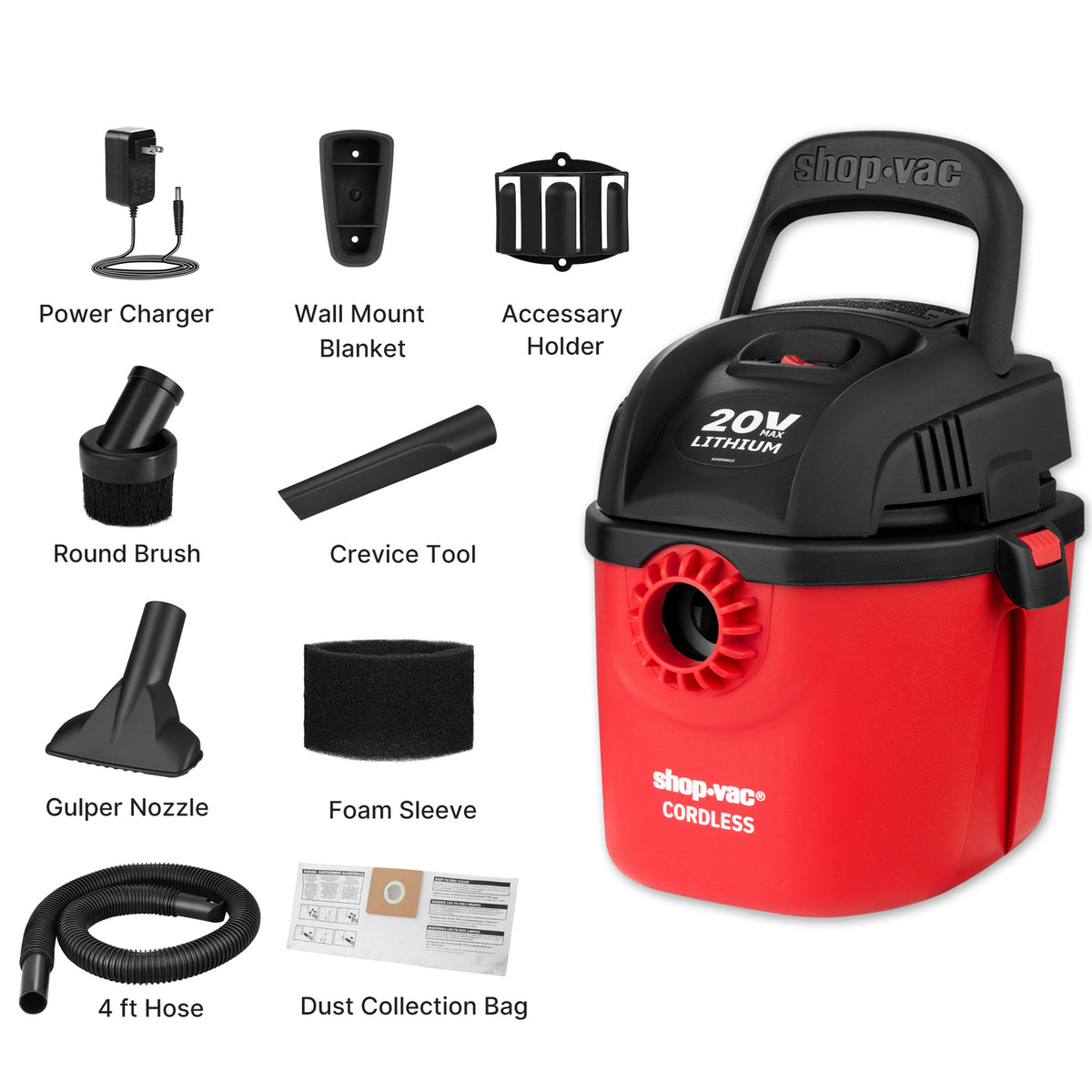 Micro Shop Vac 1 gal. selling 1 hp.new in box