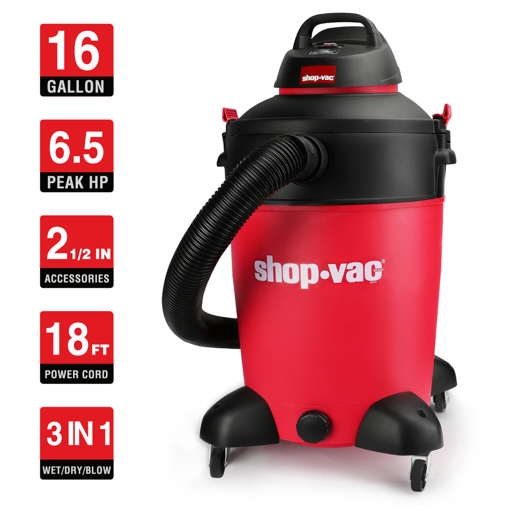 Shop-Vac 16 Gallon 6.5 Peak HP SVX2 Wet/Dry Vac