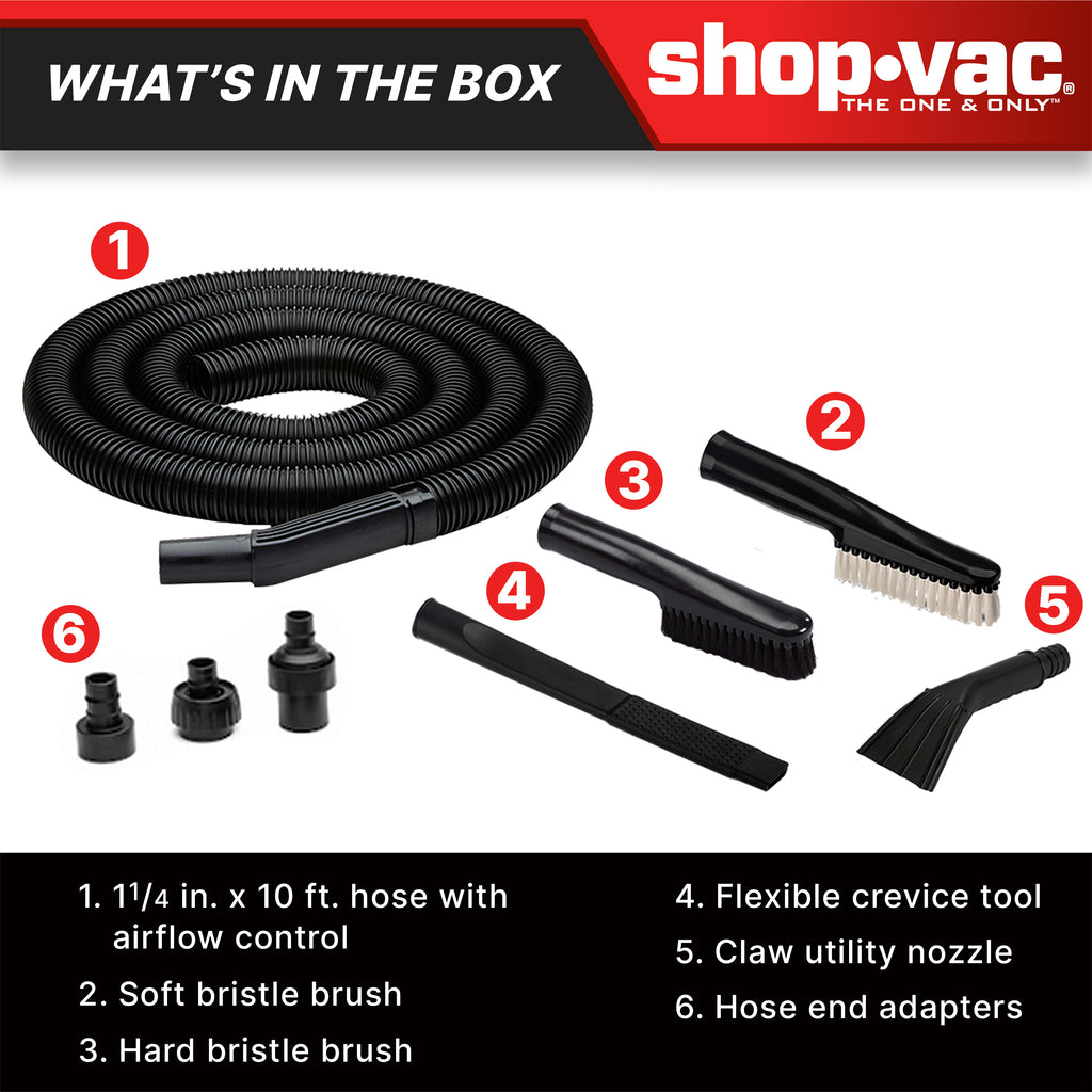 Shop-Vac 5 Piece Car Cleaning Kit