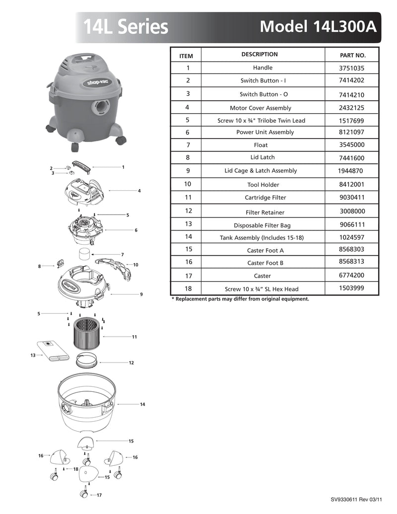 14l300a filter